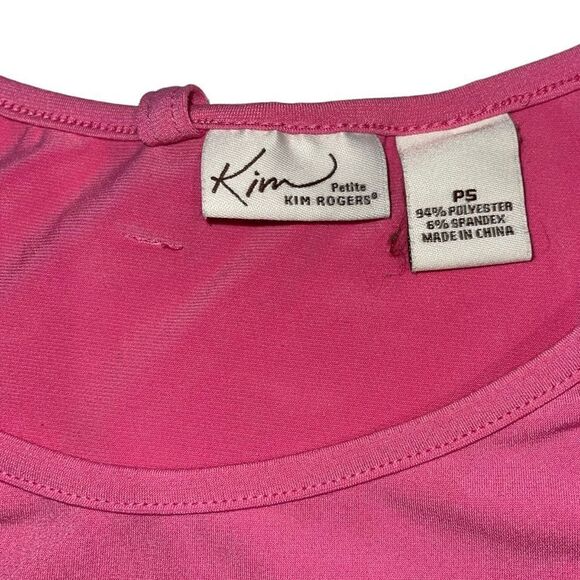 Kim Rogers Pink Blouse - Size Petite Small - Picture 5 of 5